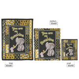 Elephant Sunflower Blanket 50x60