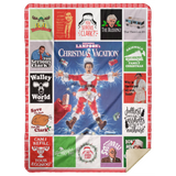 National Lampoons Christmas Blanket, Merry Christmas Fleece, Sherpa Blanket MSHL Premium Mink Sherpa Blanket 60x80