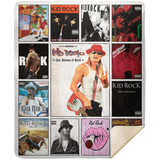 Kid Rock Blanket, Kid Rock Albums Fleece, Sherpa Blanket For Fans - MSHM Premium Mink Sherpa Blanket 50x60