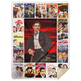Clark Gable Blanket Clark Gable - Vivien Leigh Quilt Fleece Sherpa MSHL Premium Mink Sherpa Blanket 60x80