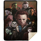 Halloween Michael Myers Ultra-Soft Warm Micro Fleece Throw Blanket Sherpa D3 MSHM Premium Mink Sherpa Blanket 50x60