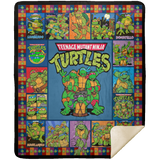 Teenage Mutant Ninja Turtles Fan Lover Blanket Halloween Christmas Fleece Sherpa MSHM Premium Mink Sherpa Blanket 50x60