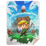 Link's awakening Blanket - MSHL Premium Mink Sherpa Blanket 60x80
