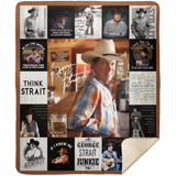George Strait Blanket George Strait Quotes Fleece Sherpa Throw Blanket MSHM Premium Mink Sherpa Blanket 50x60