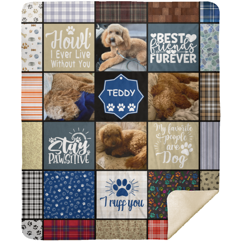 TEDDY - MSHM Premium Mink Sherpa Blanket 50x60