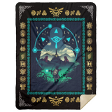 The Legend of Zelda Blanket Zelda Games Quilt Fleece Sherpa Throw Blanket MSHL Premium Mink Sherpa Blanket 60x80