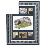 Ferret Blanket, Ferret Lover Quilt