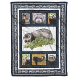 Ferret Blanket, Ferret Lover Quilt