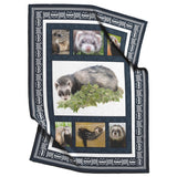 Ferret Blanket, Ferret Lover Quilt