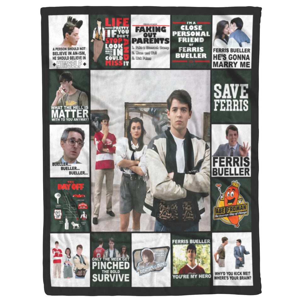 Ferris Bueller's Day Off Blanket
