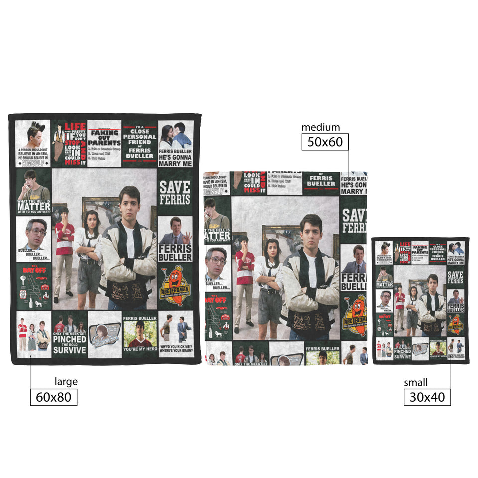 Ferris Bueller's Day Off Blanket