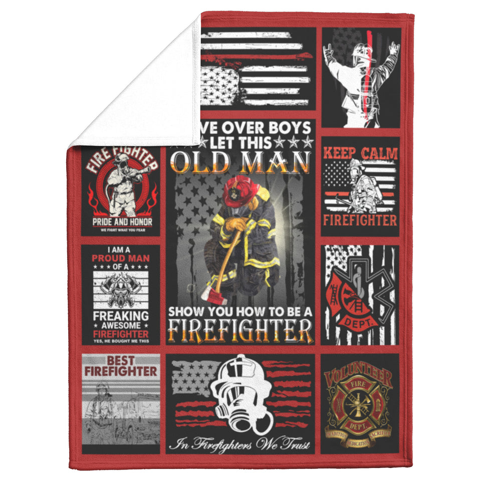 Firefighter Blanket Firefighter Gifts