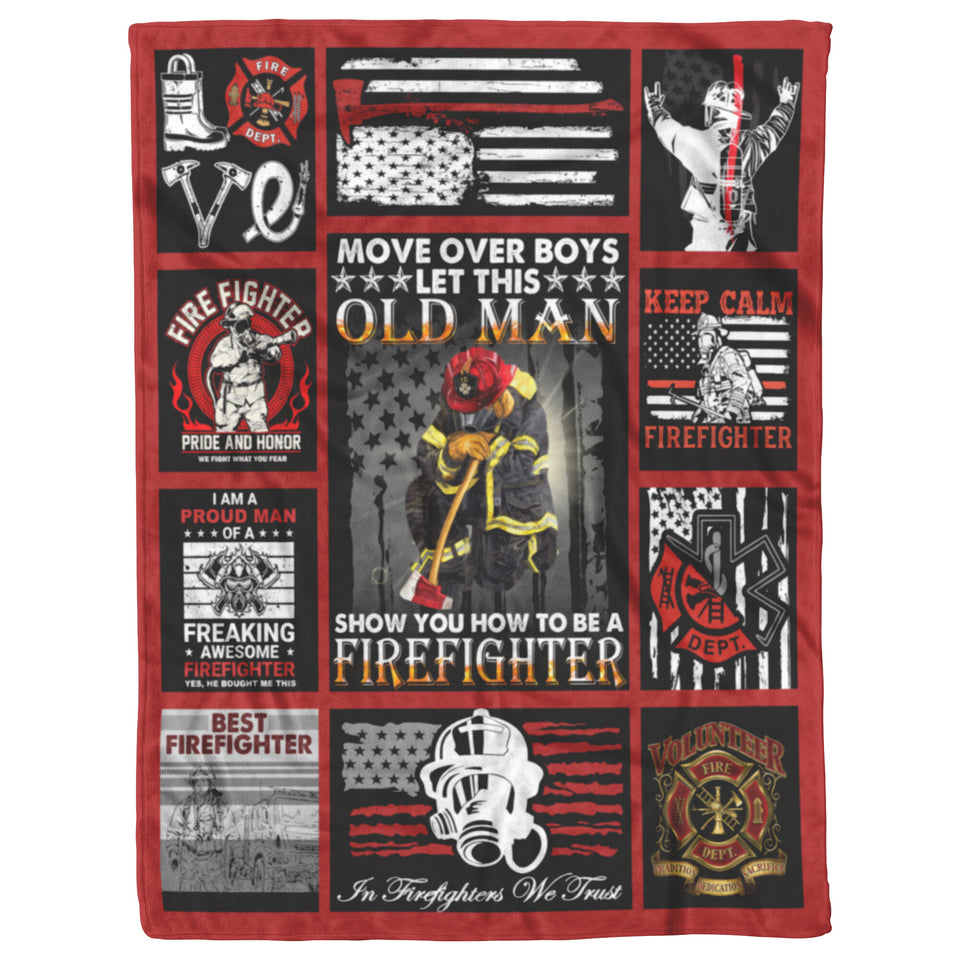 Firefighter Blanket Firefighter Gifts