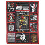 Firefighter Blanket Firefighter Gifts
