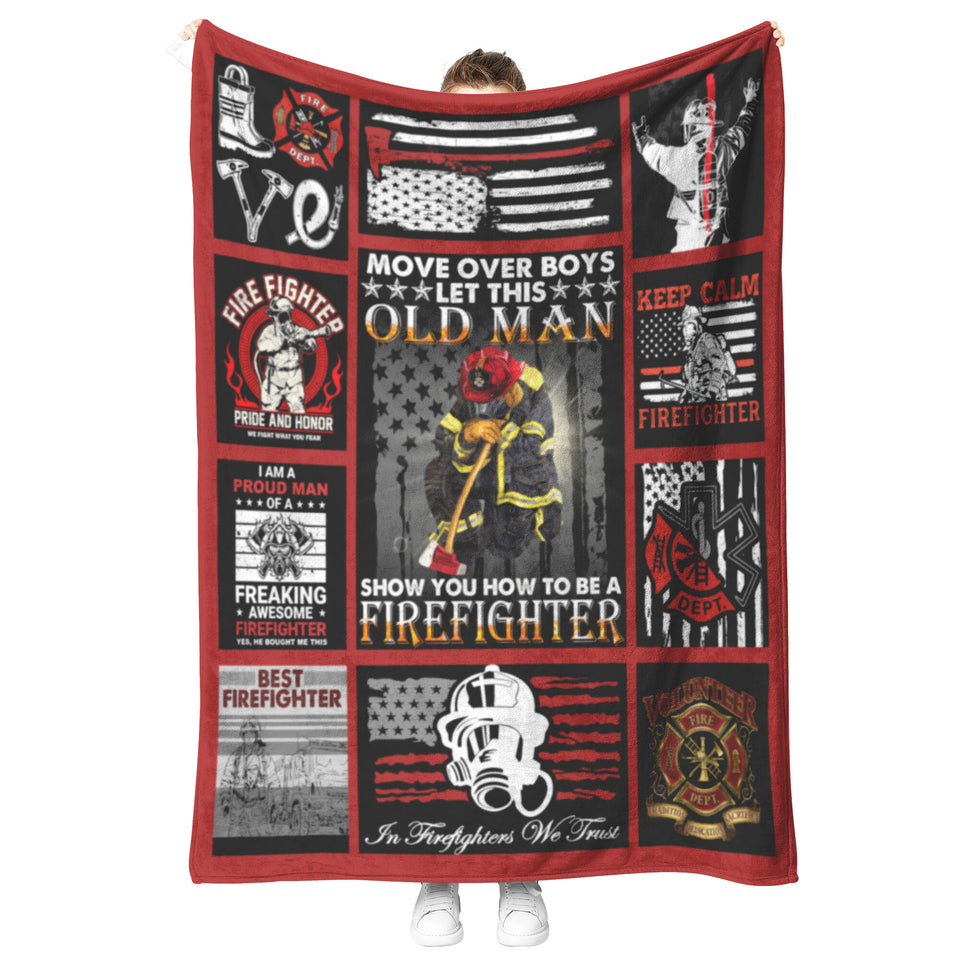 Firefighter Blanket Firefighter Gifts