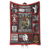 Firefighter Blanket Firefighter Gifts