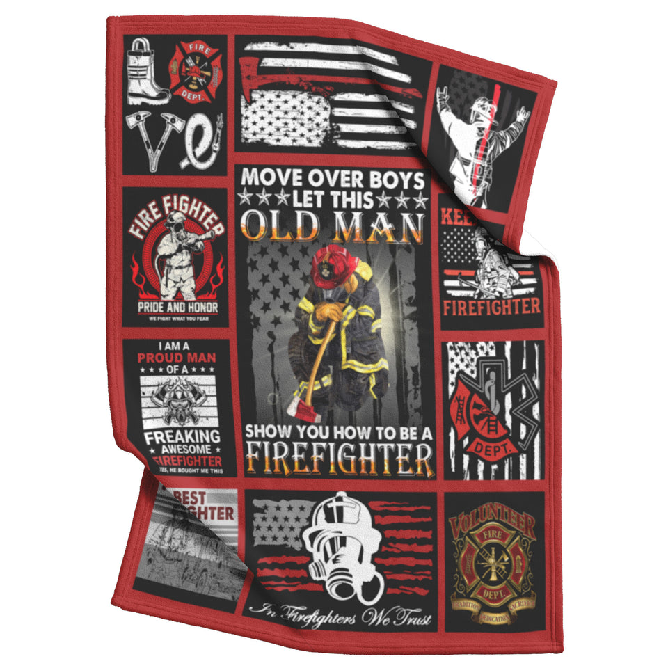 Firefighter Blanket Firefighter Gifts