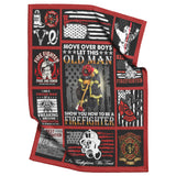 Firefighter Blanket Firefighter Gifts
