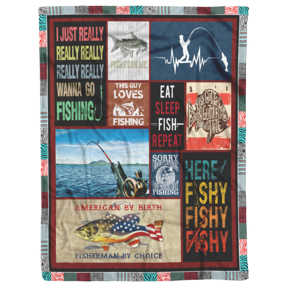 Fishing American Quilt