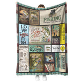 Fishing Live Love Fish Quilt