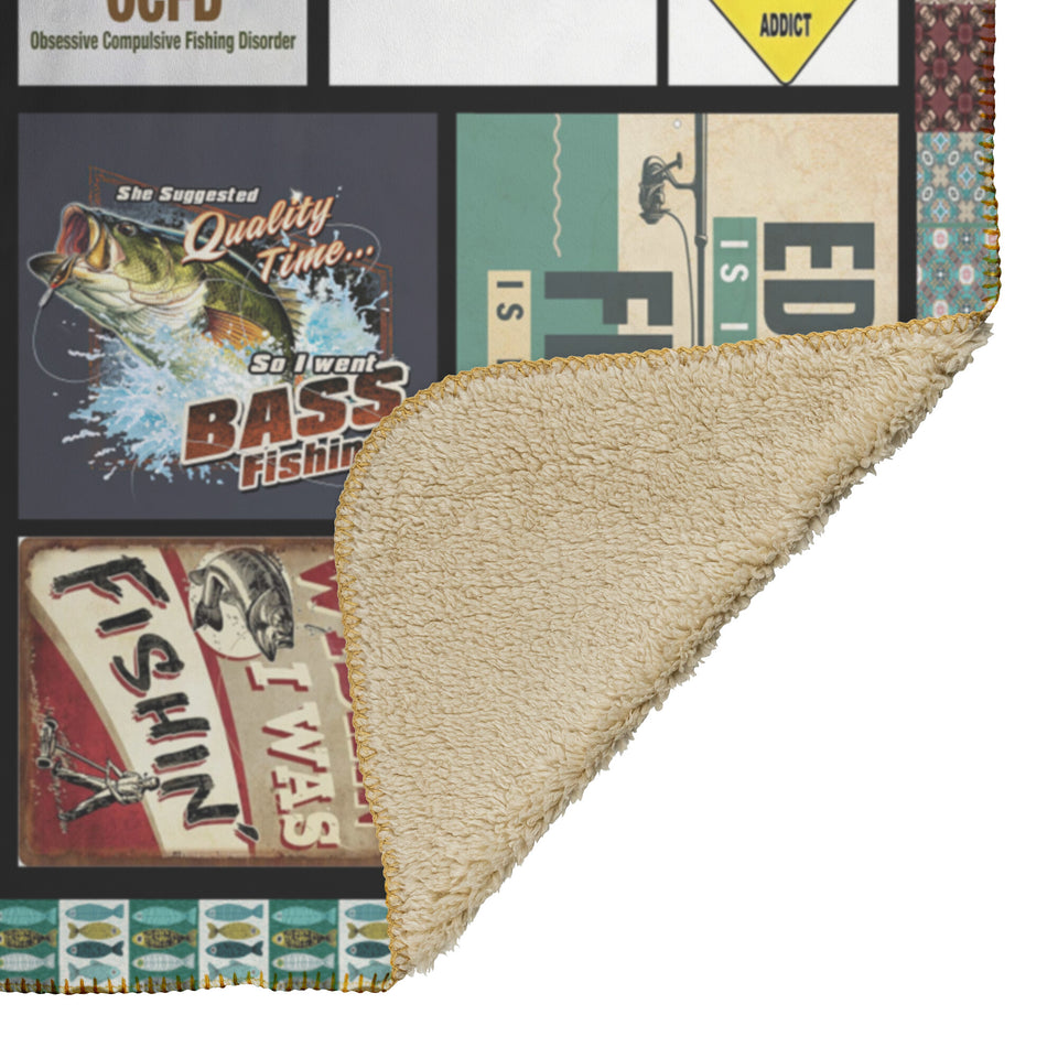 Fishing Live Love Fish Quilt
