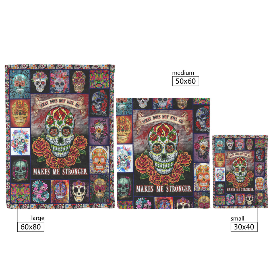 Flower Skull Blanket