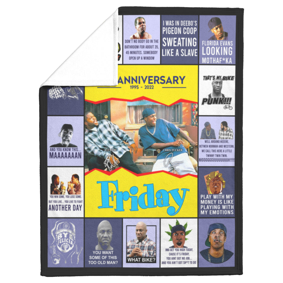 Friday (1995 Movie) 24th Anniversary Quilt Blanket For Fans Ver 17