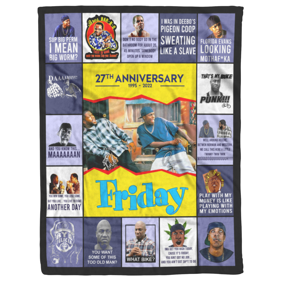 Friday (1995 Movie) 24th Anniversary Quilt Blanket For Fans Ver 17