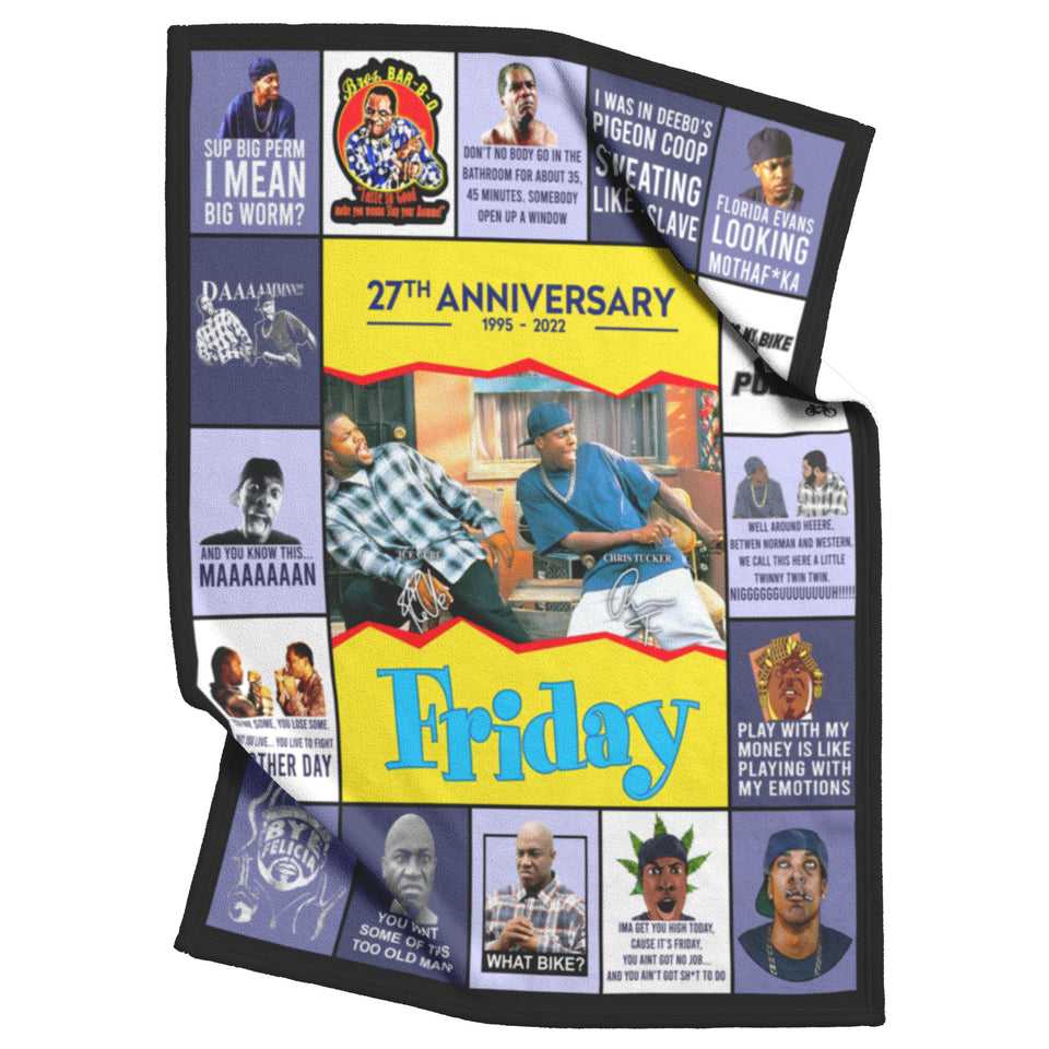 Friday (1995 Movie) 24th Anniversary Quilt Blanket For Fans Ver 17