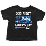 Black - Blue Bear baby shirt