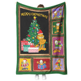 Garfield Christmas Blanket copy