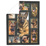 German Shepherd Blanket 60x80
