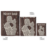 Gifts for Dad from Daughter to My Dad Blanket copy