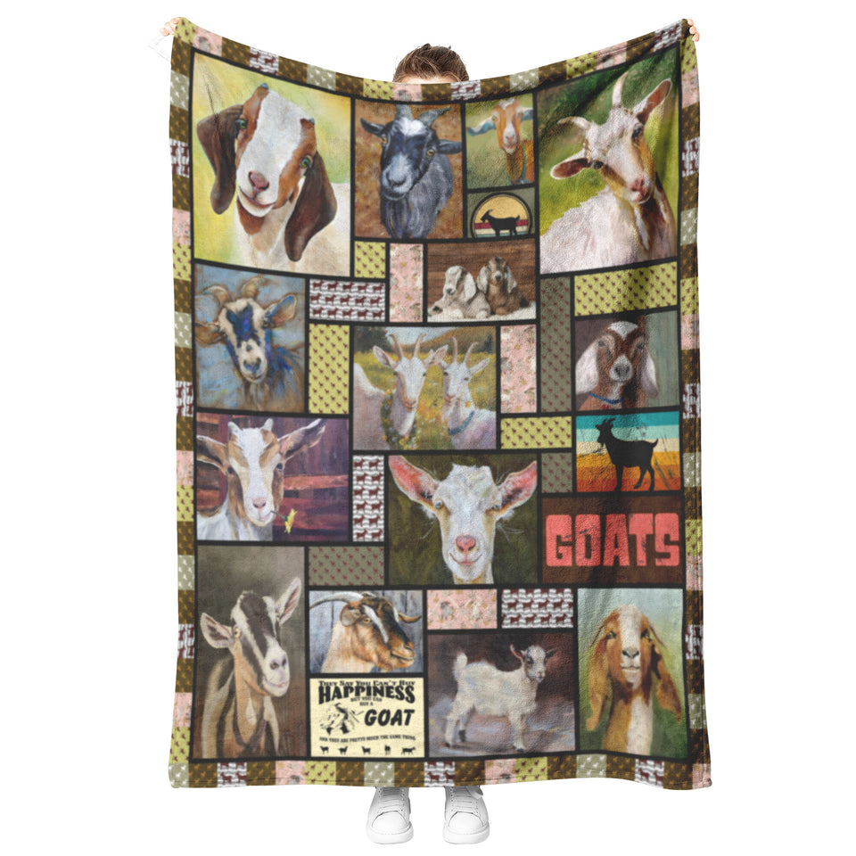 Goat Quilt, I Love Goat Quilt Blanket