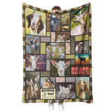 Goat Quilt, I Love Goat Quilt Blanket