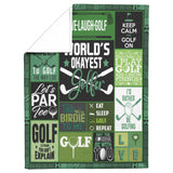 Golf Themed Gifts Blanket