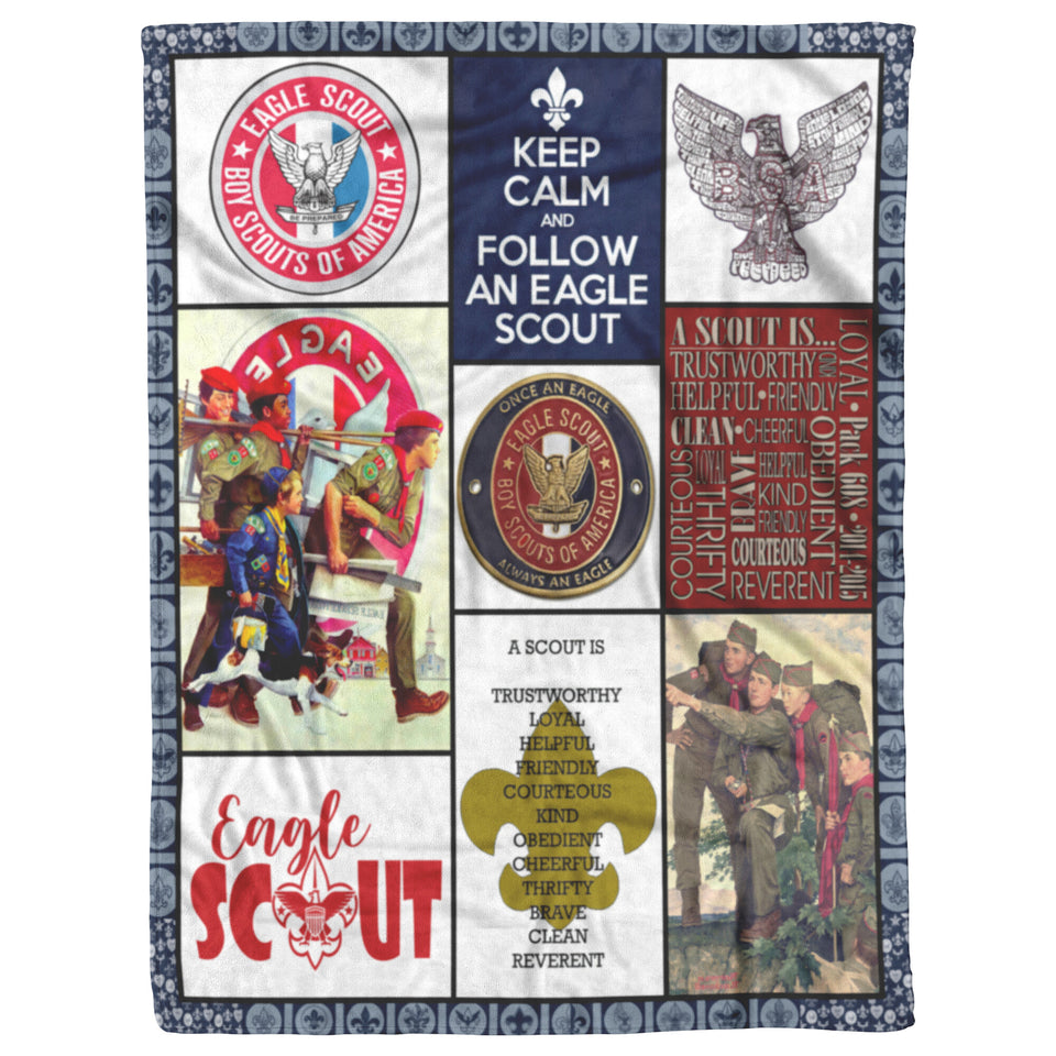Gorgeous Eagle Scout Blanket 50x60