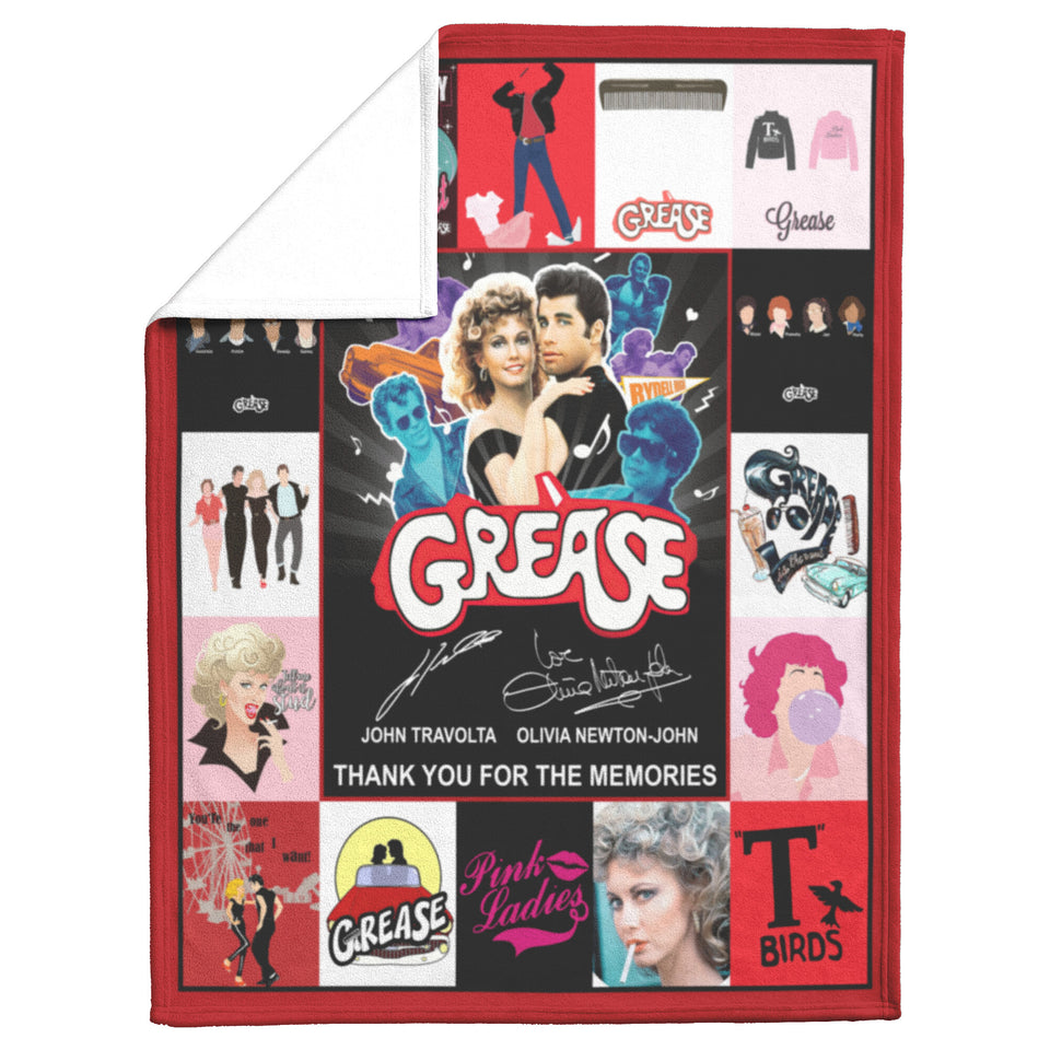 Grease Blanket, Thanks For The Memories Quilt