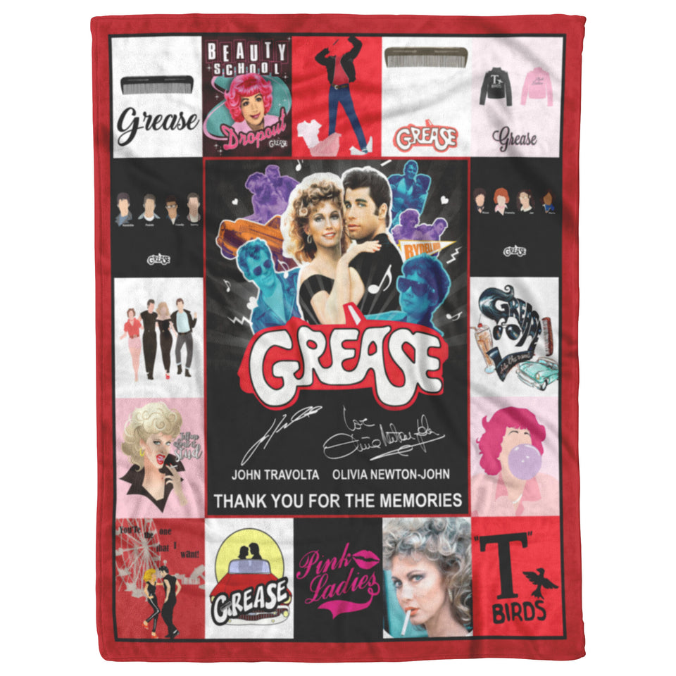 Grease Blanket, Thanks For The Memories Quilt