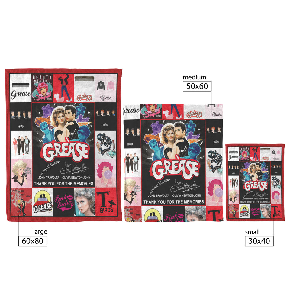 Grease Blanket, Thanks For The Memories Quilt