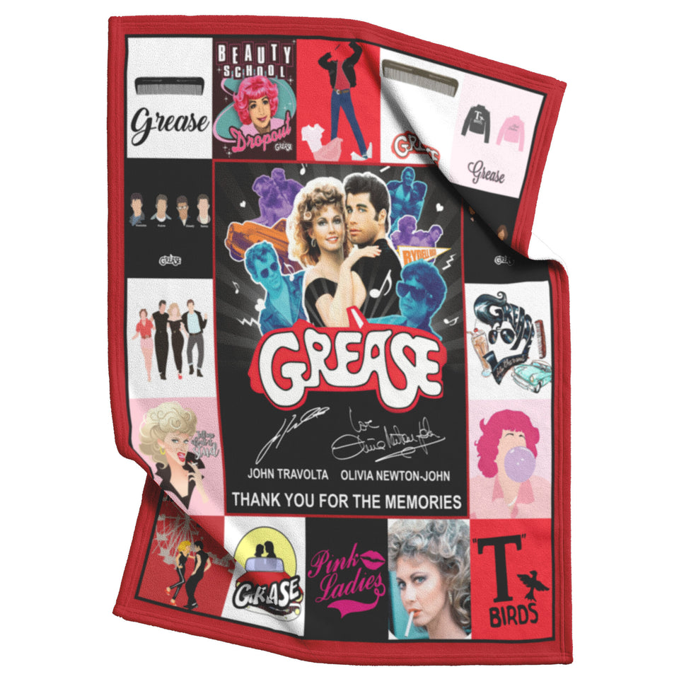 Grease Blanket, Thanks For The Memories Quilt