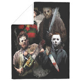 Halloween Michael Myers Ultra-Soft Warm Micro Fleece Throw Blanket Sherpa D18 copy