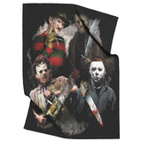 Halloween Michael Myers Ultra-Soft Warm Micro Fleece Throw Blanket Sherpa D18 copy