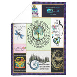 Hippie Blanket, Let It Be Hippie Fleece 50x60