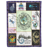 Hippie Blanket, Let It Be Hippie Fleece 50x60