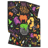 Hocus Pocus Blanket, Halloween Fleece Blanket Witch Sanderson Flannel Sisters 60x80