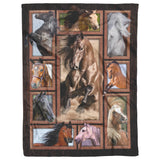 Horse Blanket, Horse 3D Fleece copy