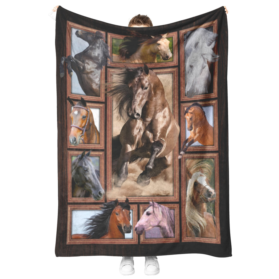 Horse Blanket, Horse 3D Fleece copy