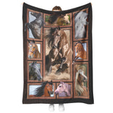 Horse Blanket, Horse 3D Fleece copy