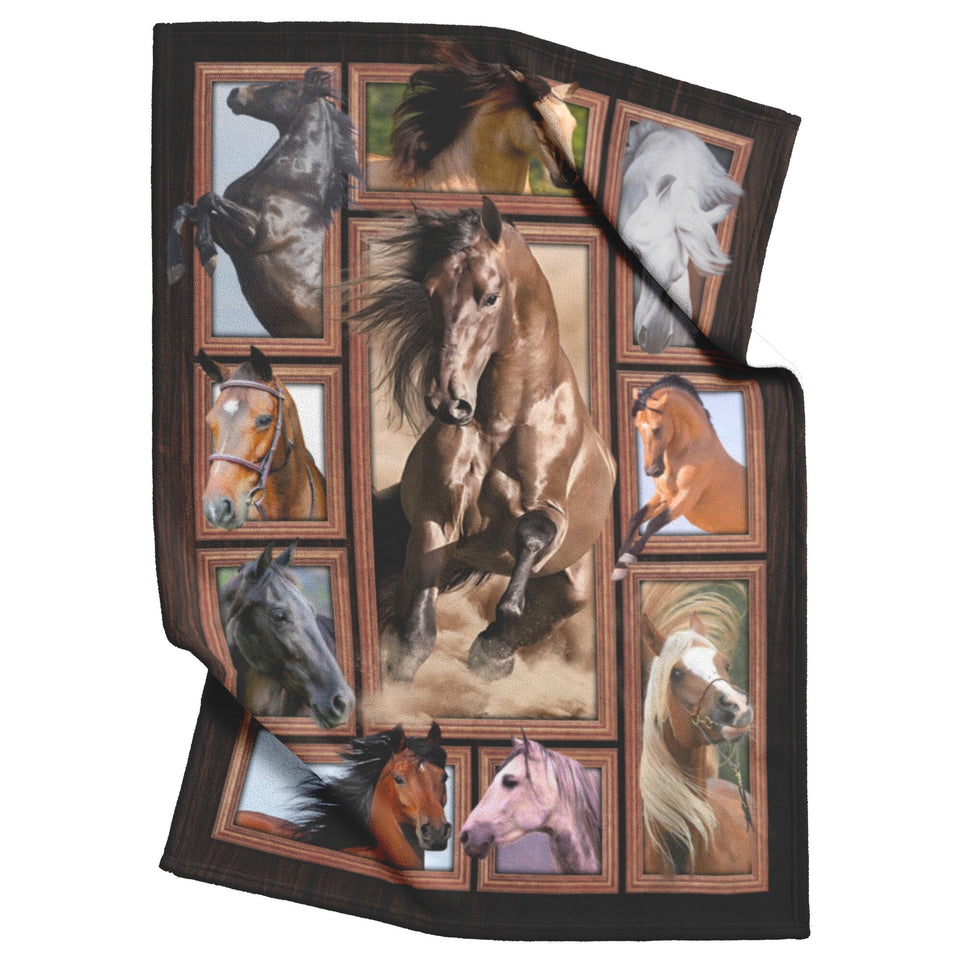 Horse Blanket, Horse 3D Fleece copy
